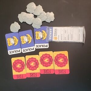 Play Pretend Accessories Set Police And Fire Dept.